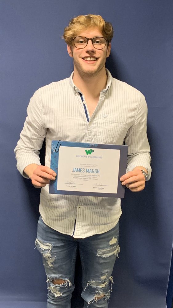 OV James Marsh 2019 swim record