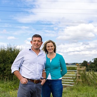 Photo of OV Will Kerton and his wife Gillian