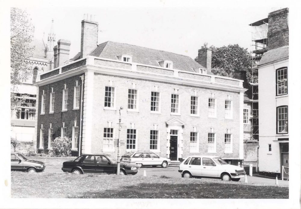 Number 15 College Green, home of College House 1977-1999