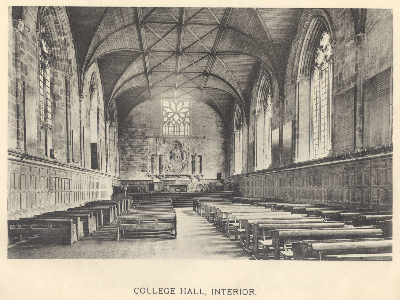 College Hall interior
