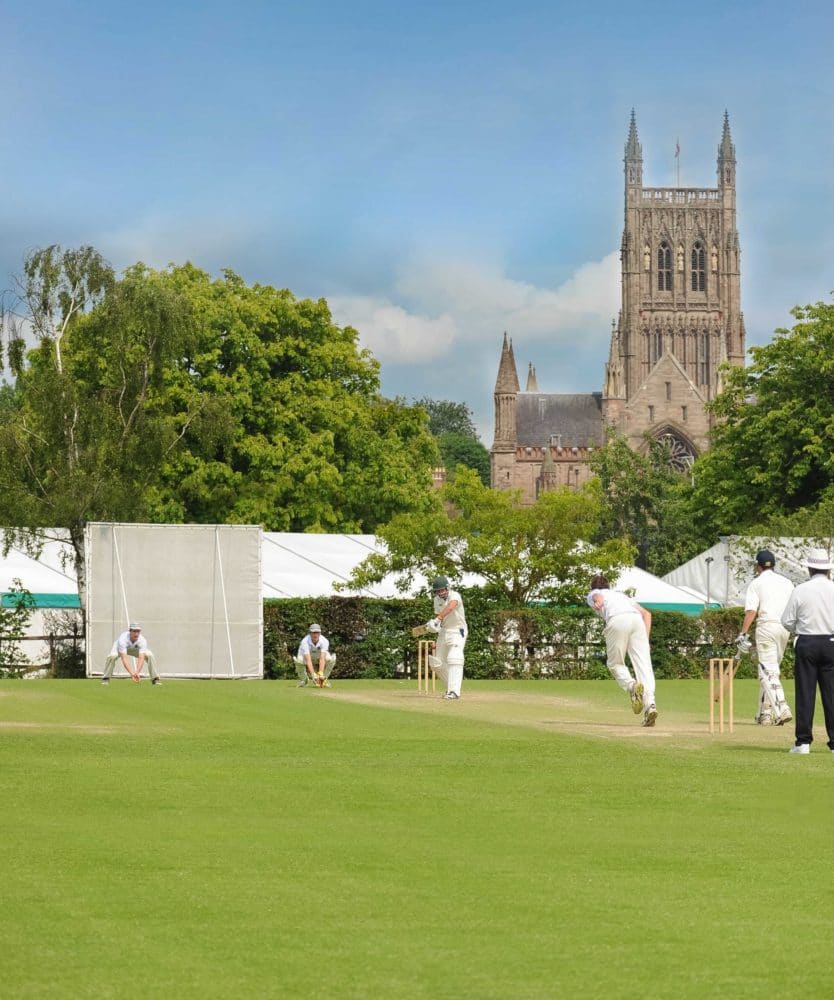 Cricket pitch at King's