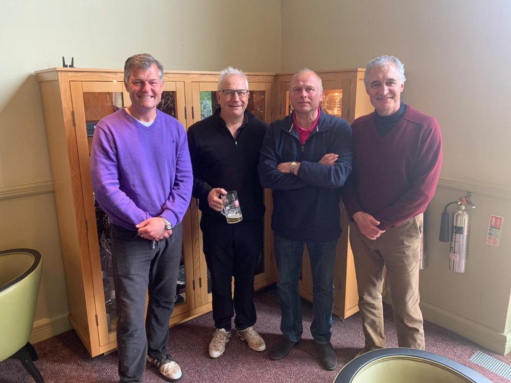 OVs Rob Preston, James Alexander, Richard Westley and Craig Preston Gold Buddies