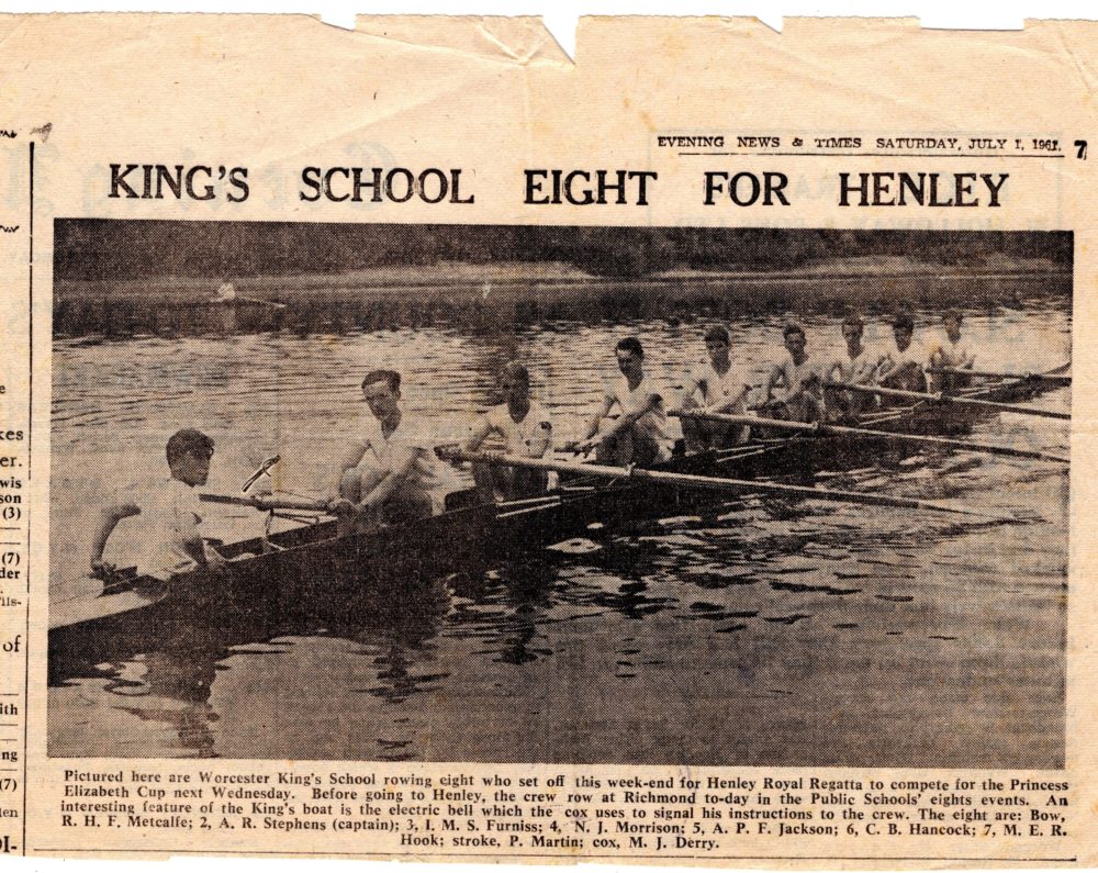 1961 rowing crew reunion 60 years on