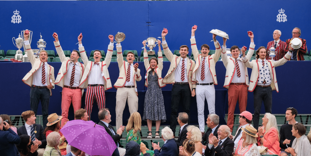 OV Rowing successes James Beattie with henley cup