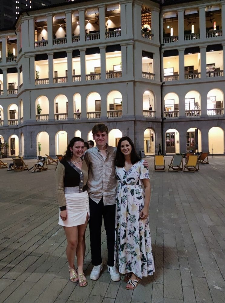 Hanging out in Hong Kong with OVs Olivia Howard, Will Hunt and Tor Lemon