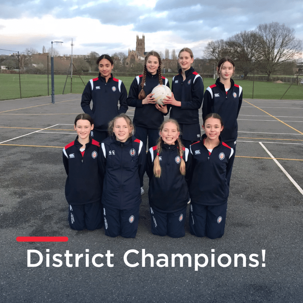 U12 District Champions Netball