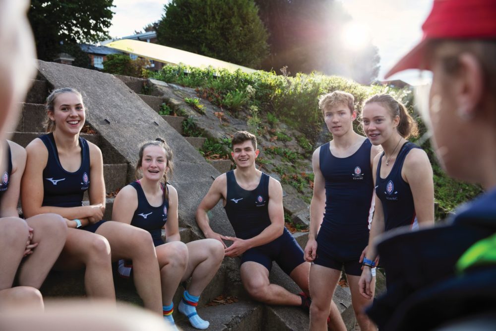 Alice Baker and Boat Club Leaders