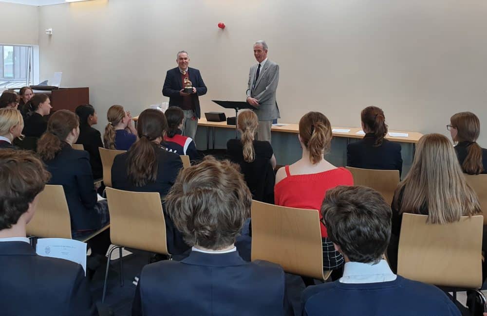 clive marks music speaking to choir