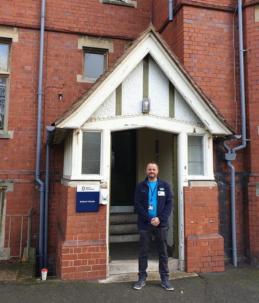 Rob Jansen visit outside School House