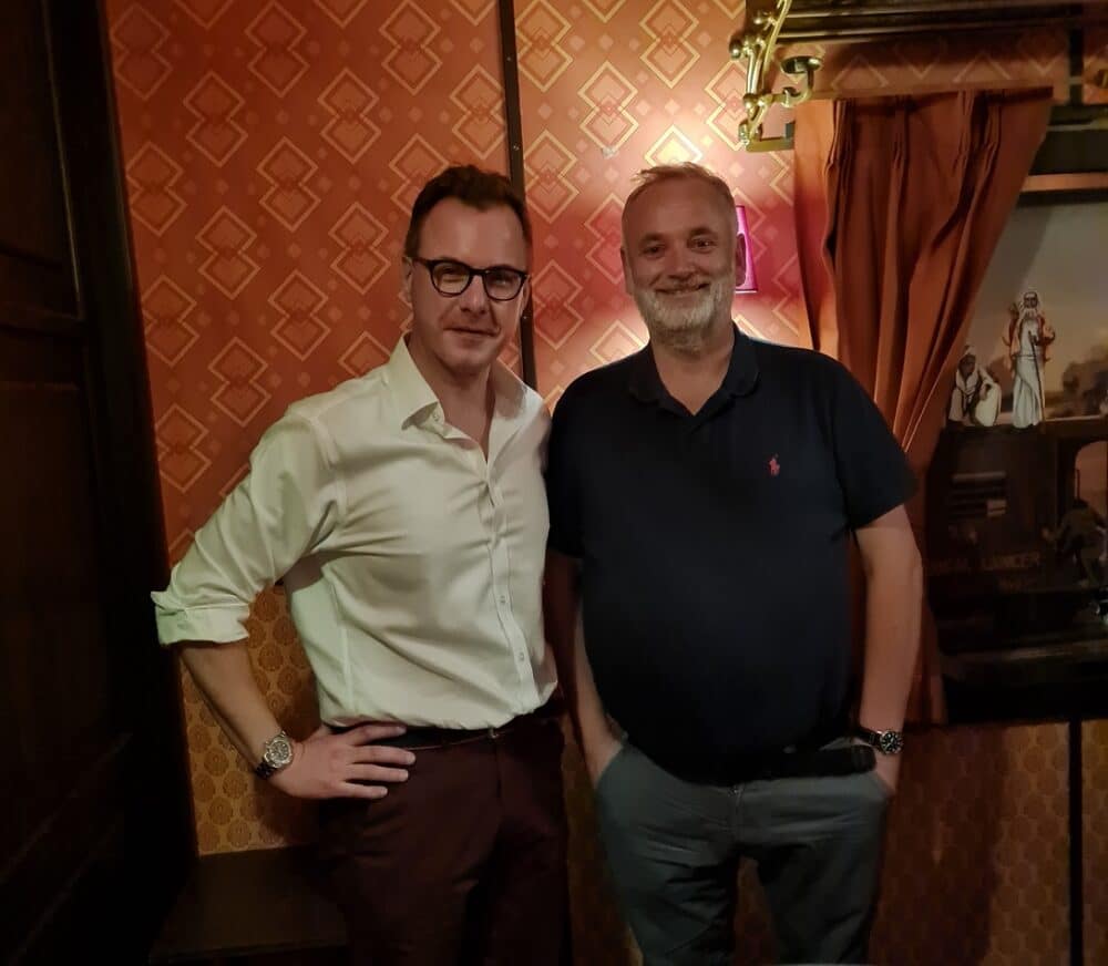 OV Singapore Reunion Gareth Doodes and OV Mark Beloeil-Smith