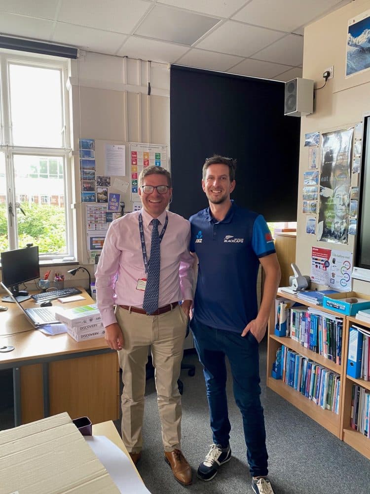 OV Simon Insley with Hon OV Simon Cuthbertson