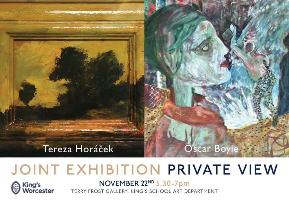 oscar marcus boyle art exhibition invitation