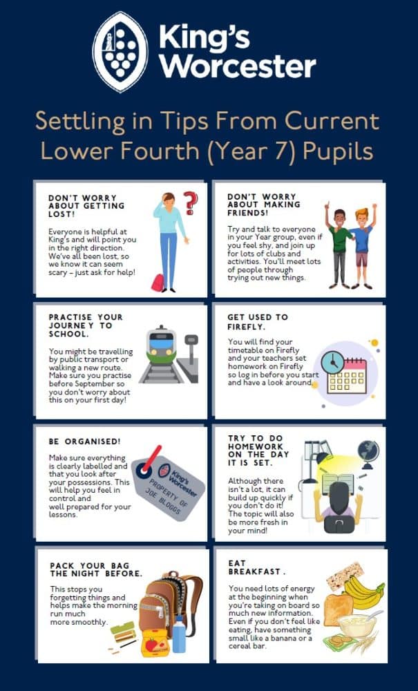 King's Worcester_Tips for Joining Senior School