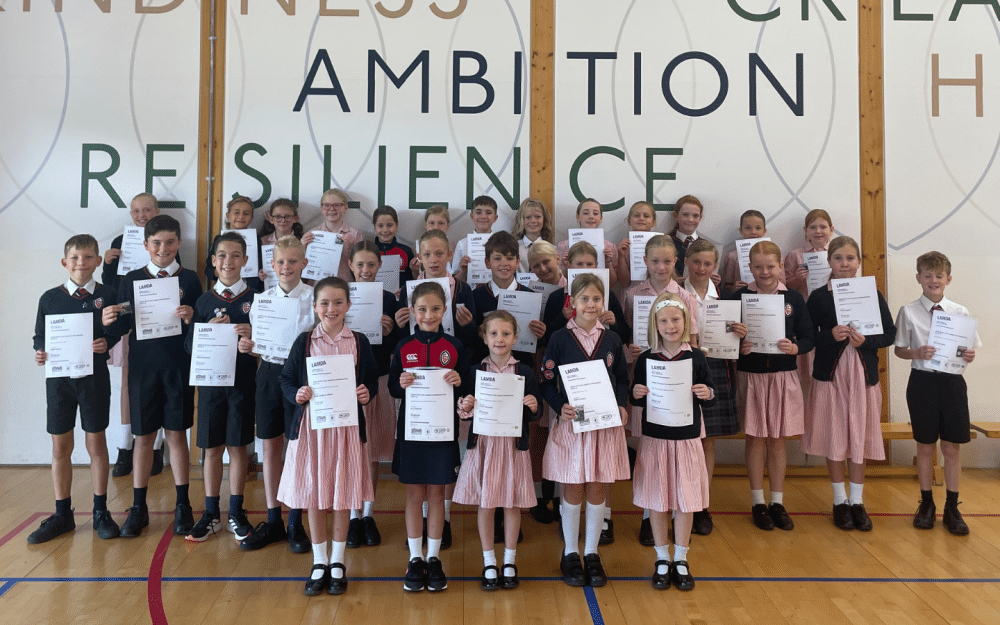 King's Hawford children receive LAMDA certificates