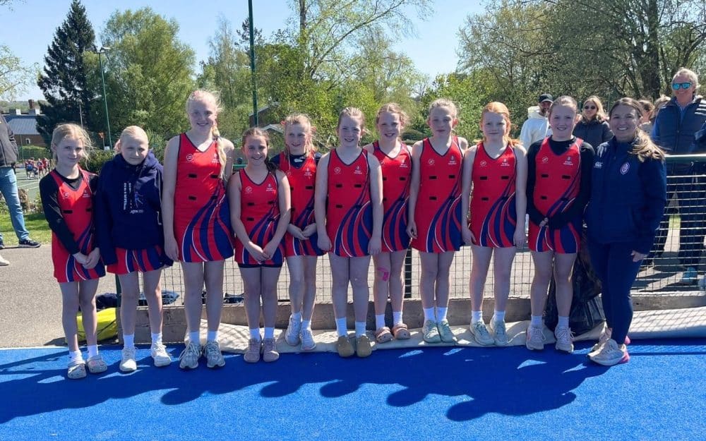 The King’s Hawford U11 Netball team