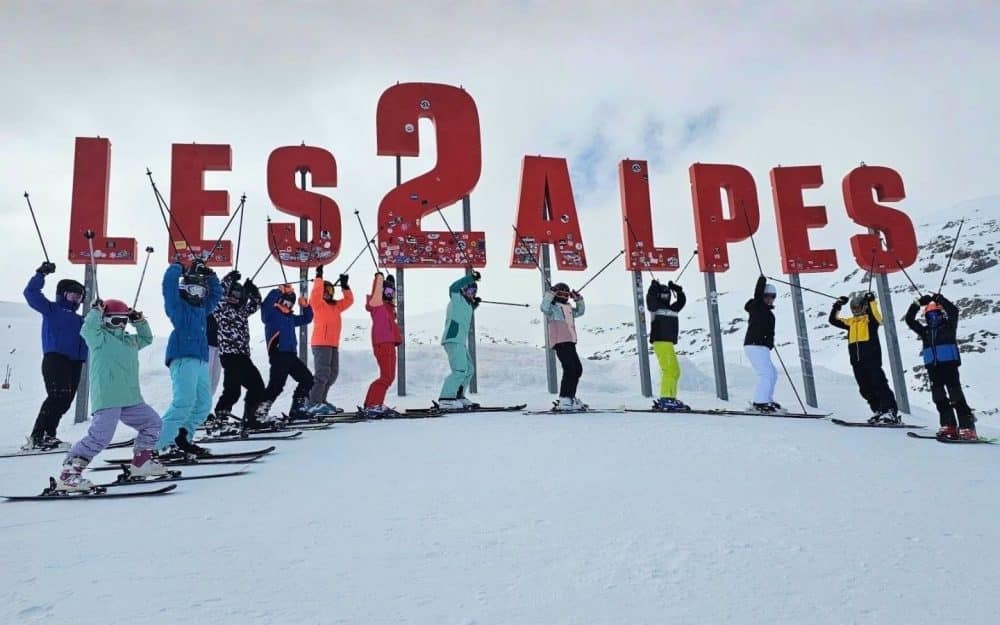 King's children enjoy Les Deux Alpes