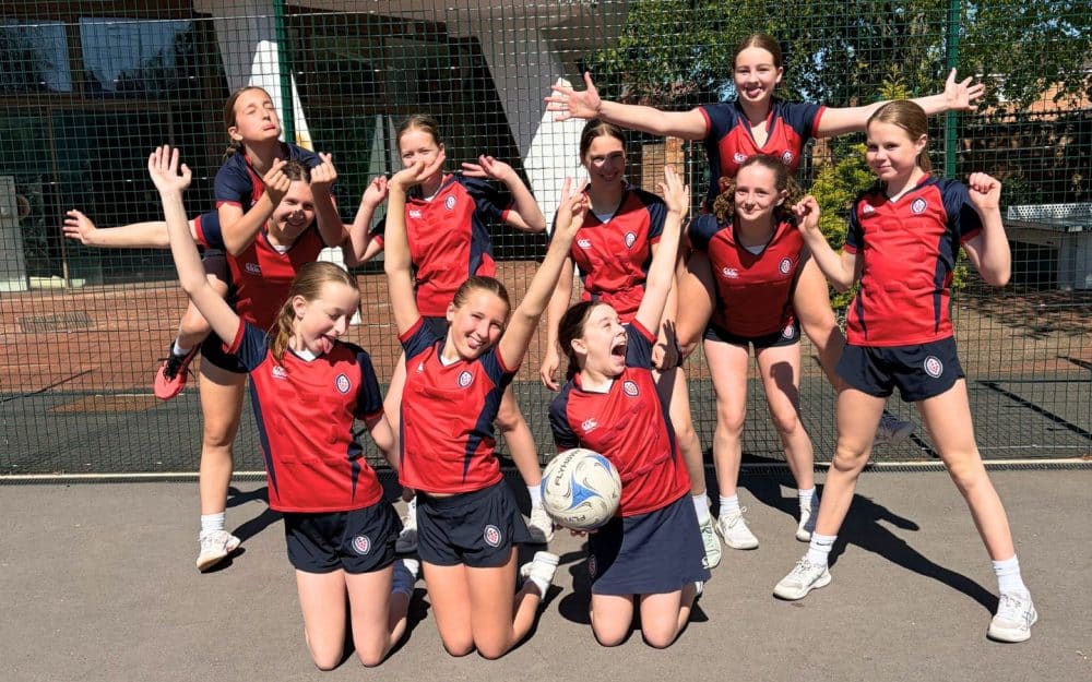 U12 A netballers at County Tournament