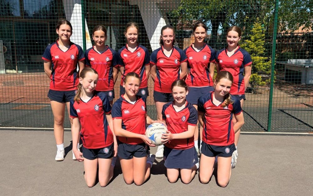 U12 A netballers at County Tournament