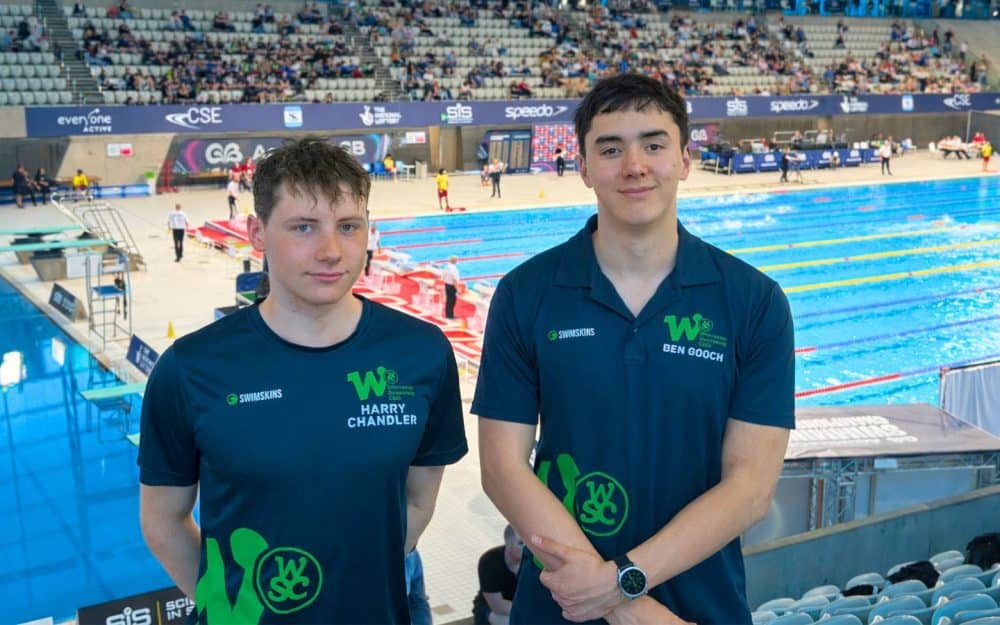 Sixth Form Swimmers Ben and Harry