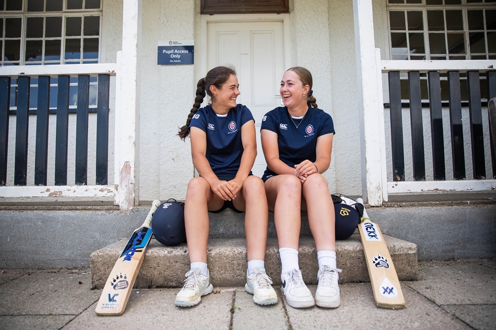 OVs Bryony Gillgrass and Phoebe Brett
